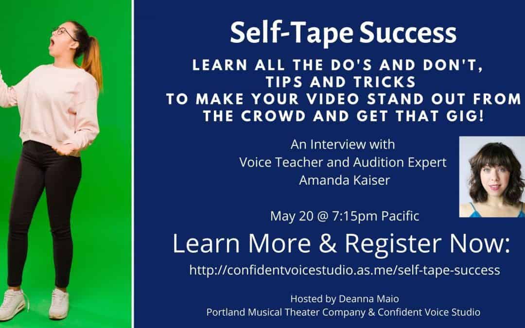 Self-Tape Success: Video Audition Training